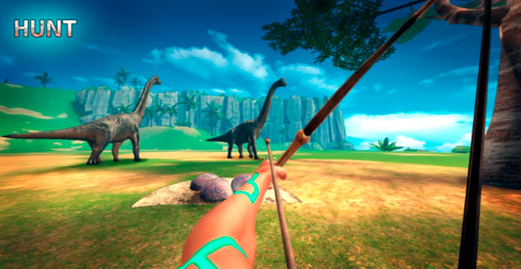 Interfaz gráfica del juego ARK Survival Island Evolve 3d